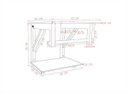 Ver imagem 5 de Gabinete de Vidro 45cm para banheiro Bielorrússia-Preto