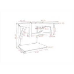Gabinete de Vidro 45cm para banheiro Bielorrússia-Vermelho Ferrari - 5