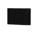 Ver imagem 1 de Cabeceira de Cama Solteiro Dubai 90cm - Preto Courino