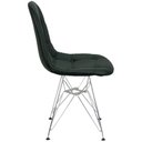 Ver imagem 2 de Cadeira Charles Eames Botonê Eiffel Base Metal Cromado - Preto