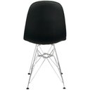 Ver imagem 4 de Cadeira Charles Eames Botonê Eiffel Base Metal Cromado - Preto