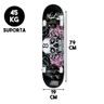 Skate Skateboard Street Iniciante Completo + Kit Proteção Importway Skate infantil Rosa - 7