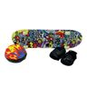Skate Skateboard Street Iniciante Completo + Kit Proteção Importway Skate infantil Rosa - 1