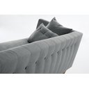 Ver imagem 2 de Sofá Cayenne 2 Lugares 163cm | Linho Cinza Imbuia - Ilha Bela