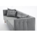 Ver imagem 3 de Sofá Cayenne 2 Lugares 163cm | Linho Cinza Imbuia - Ilha Bela