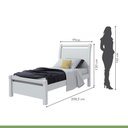 Ver imagem 3 de Cama Solteiro Reali Móveis Lopas