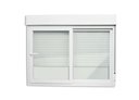Ver imagem 2 de Janela de Correr PVC Branco Veneziana Integrada Manual Anti Ruído Itec - 120x200