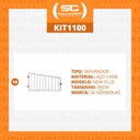 Ver imagem 2 de Kit - 10 Divisórias para Cestos 30cm Branco New Plus - Sa Gôndolas