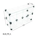 Ver imagem 5 de Baleiro Expositor Preto de Vidro - 0,50 X 0,30 X 0,15m