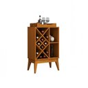 Ver imagem 2 de Aparador / Bar / Ba com Adega e Nichos Modelo Retrô com Pés em Madeira Maciça Acompanha Bandeja em M