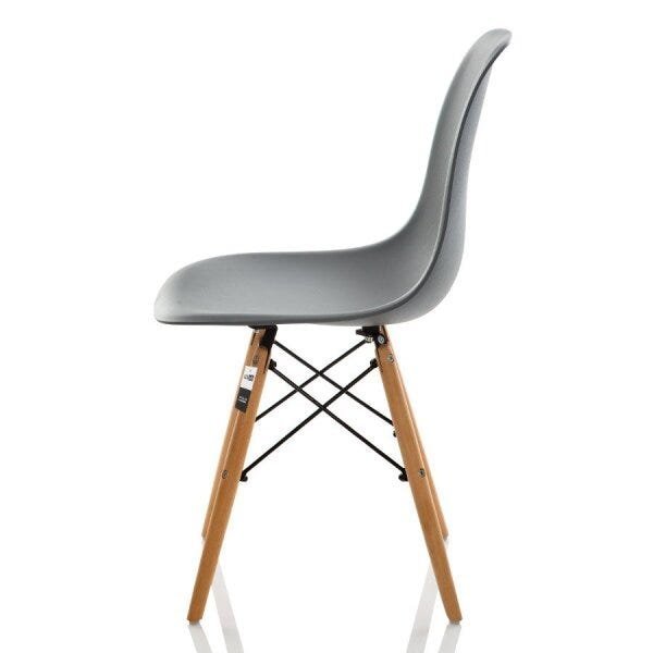 Cadeira de Design Charles Eames Base Madeira - 4