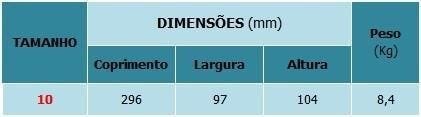 Bigorna Nº 10 - 8,4kg Metalcava - 2