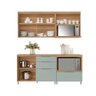 Cozinha Modulada Completa Marquesa 4 Peças (2aéreos+2balcões) C4p24 Nature - Nesher - 6
