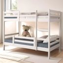 Ver imagem 1 de Beliche Solteiro Madeira Maciça com Grade Proteção Reforçado Woodstore