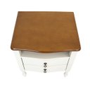 Ver imagem 7 de Mesa de Cabeceira Clássica 2 Gavetas com Nicho Pés Luiz Xv 1052