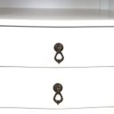 Ver imagem 6 de Mesa de Cabeceira Clássica 2 Gavetas com Nicho Pés Luiz Xv 1052