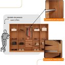 Ver imagem 5 de Guarda Roupa Casal Everest MDF 10 Pts 4 Gav e 13 Prateleiras