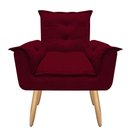 Ver imagem 3 de Poltrona Opala Exelence para Amamentação Decorativa Tecido Suede Para, Quarto,sala de Estar, Recepçã
