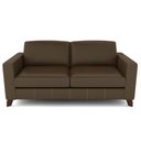 Ver mais imagens de Sofá Sala de Estar Living 3 Lugares 220cm Presley Pés Madeira Couro Capuccino G52 - Gran Belo
