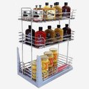 Ver imagem 1 de Mini Despensa Tripla Deslizante C/bandeja Inox Jomer 8851