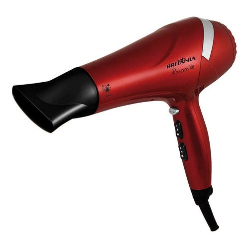 Secador Cabelo Profissional 1900 W 127V Tomate