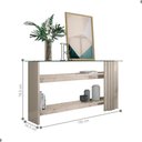 Ver imagem 5 de Conjunto Sala Domo Prime C/ Aparador C/ Mesa de Centro Calacata/off-white