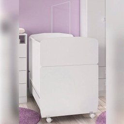 Berço Mini Cama com Suporte Mosquiteiro Docinho Art In Móveis - 5 Berço Mini Cama com Suporte Mosquiteiro Docinho Art In Móveis - 5