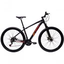 Ver imagem 1 de Bicicleta Aro 29 Ksw Xlt 24v Freio a Disco Suspensão Mountain Bike Alumínio Preto-vermelho-laranja