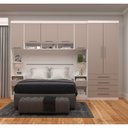 Ver imagem 1 de Guarda Roupa Dormitório Modulado Alpes Casal 1,58 m Queen - Roupeiro Luciane M02:Cinammon