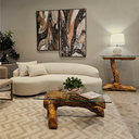 Ver imagem 2 de Aparador Tronco Santo Biofílico com Madeira Maciça de Cinamomo