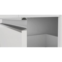 Armário de Cozinha Paneleiro 100% MDF Prisma Amendoa/Off White - Mgm - 8