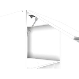 Armário de Cozinha Aereo 100% MDF Prisma 174cm Branco - Mgm - 4 Armário de Cozinha Aereo 100% MDF Prisma 174cm Branco - Mgm - 4