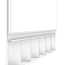 Armário de Cozinha Aereo 100% MDF Prisma 174cm Branco - Mgm - 5 Armário de Cozinha Aereo 100% MDF Prisma 174cm Branco - Mgm - 5