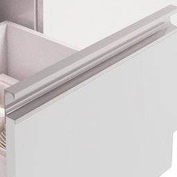 Balcão de Cozinha 100% MDF Ibiza para Pia 144cm Amendoa/Off White - Mgm - 4