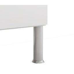 Balcão de Cozinha 100% MDF Ibiza para Pia 144cm Amendoa/Off White - Mgm - 6