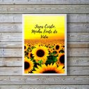 Ver imagem 2 de Quadro Decorativo Jesus Cristo Minha Fonte de vida 45x34cm:madeira Preta