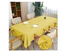 Ver imagem 2 de Toalha de Mesa 10 Lugares Retangular Rústico 3,00m Amarelo