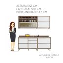 Ver imagem 2 de Cozinha Nesher Baronesa 3 - Branco
