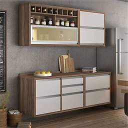 Cozinha Nesher Baronesa 3 - Branco - 1 Cozinha Nesher Baronesa 3 - Branco - 1