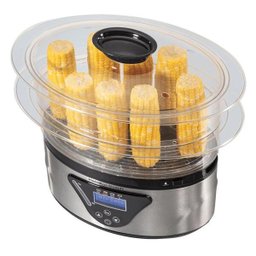 Panela Eletrica de Cozimento a Vapor Hamilton Beach Prata 220v - 2 Panela Eletrica de Cozimento a Vapor Hamilton Beach Prata 220v - 2