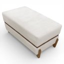 Ver imagem 4 de Puff Recamier Kodama 150 Cm para Sala Quarto Pé de Cama Hall de Entrada Bouclé Premium Luxo