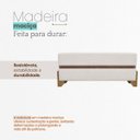 Ver mais imagens de Puff Recamier Kodama 150 Cm para Sala Quarto Pé de Cama Hall de Entrada Bouclé Premium Luxo