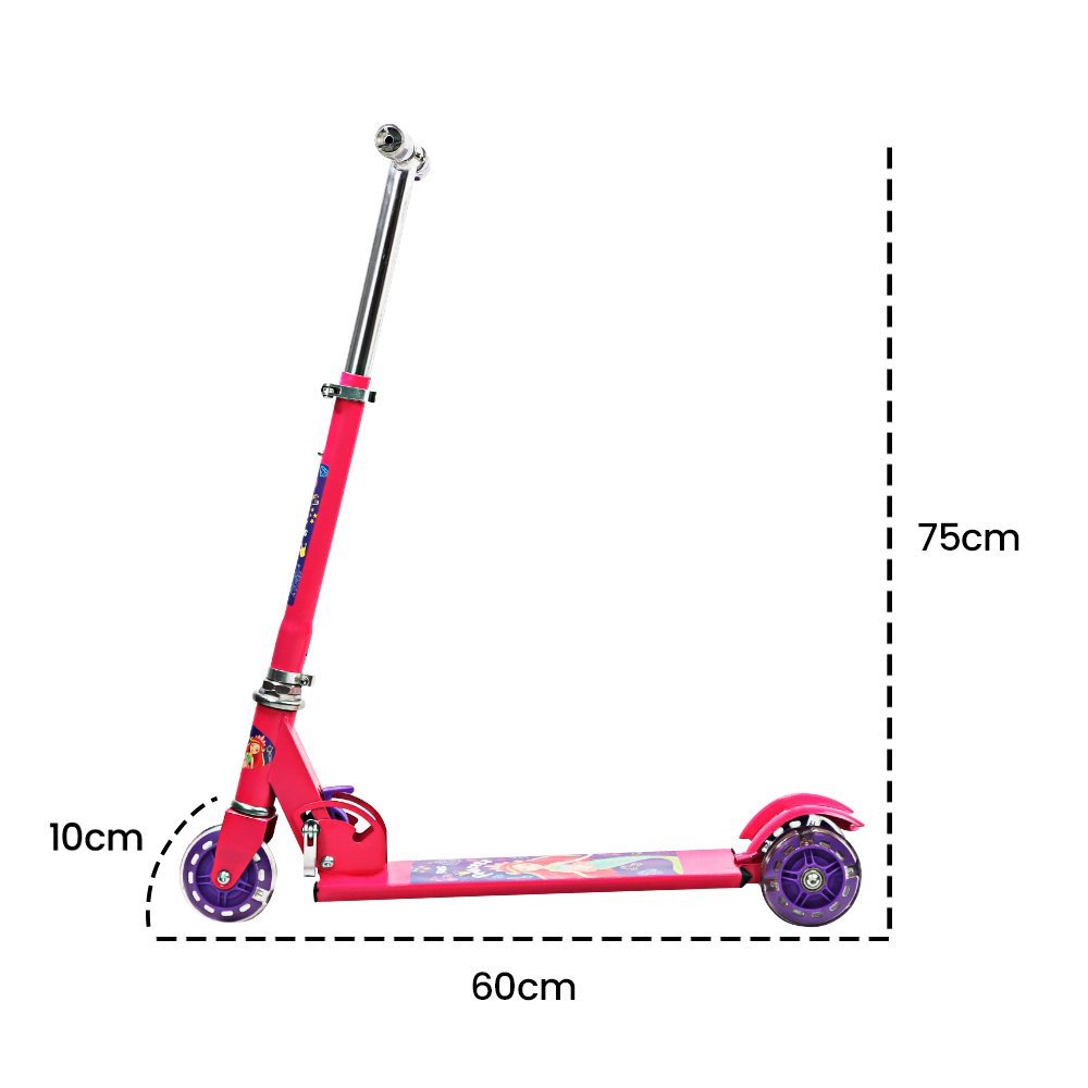 Patinete Infantil Princesa com 3 Rodas que Acendem com o Movimento - 6