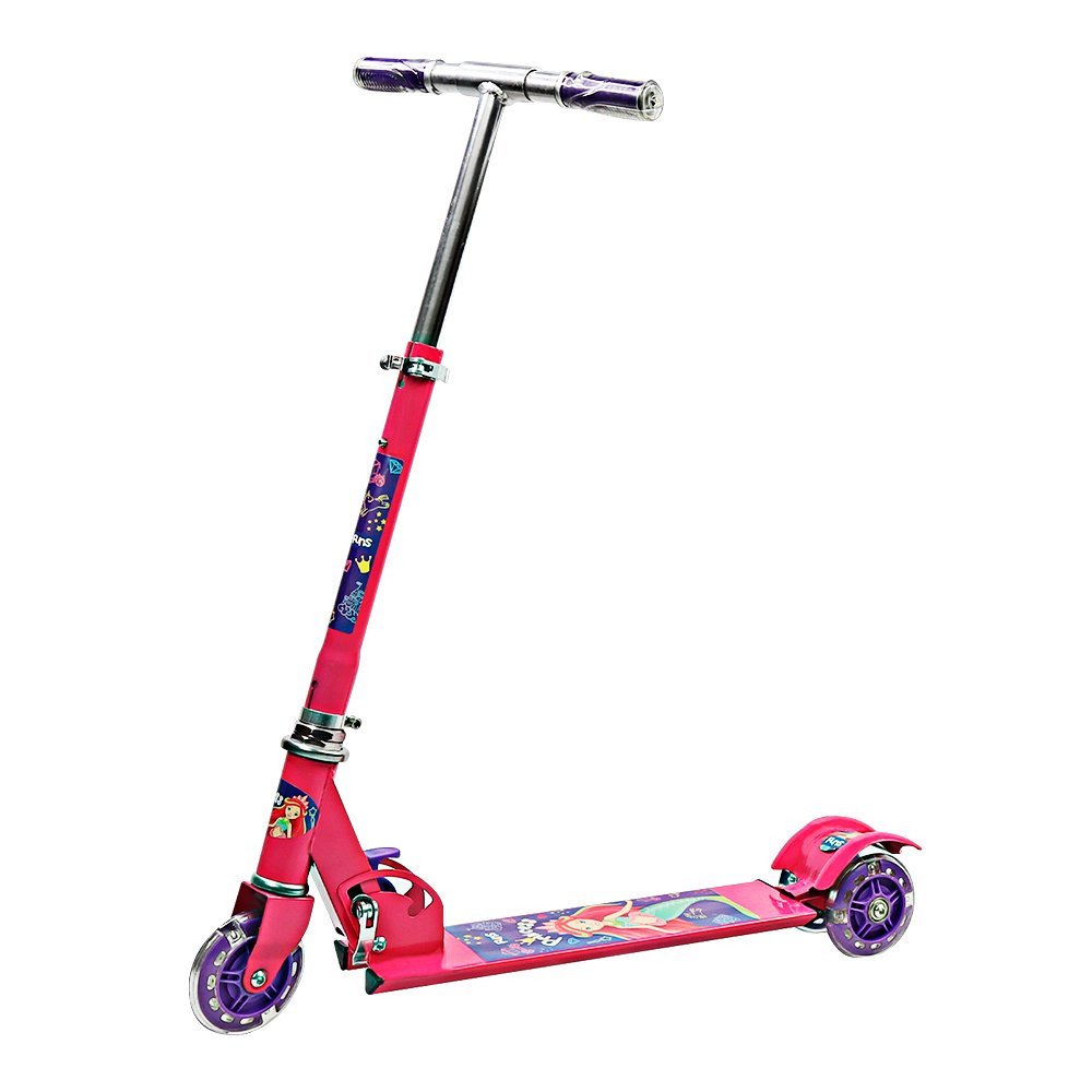 Patinete Infantil Princesa com 3 Rodas que Acendem com o Movimento - 5
