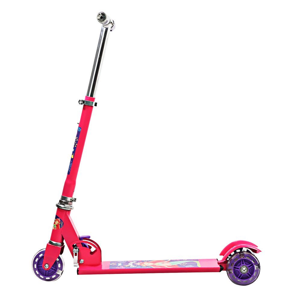 Patinete Infantil Princesa com 3 Rodas que Acendem com o Movimento - 1