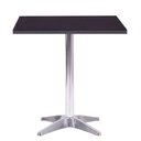 Ver imagem 1 de Mesa Delta 76,50 cm (Altura) com Tampo em MDP Quadrado 80 cm Preto