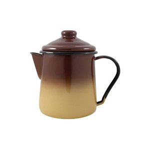 Leiteira Tradicional 12 Esmaltada Vermelha - 1100 Ml - Ewel:marrom