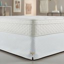 Ver mais imagens de Saia Box Casal Padrão Branca Matelassado Serve para Cama Baú
