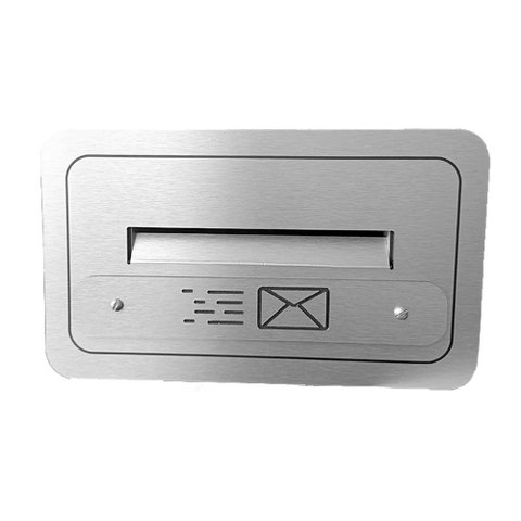 Caixa de Correio 5n Aço Escovado P/ Grade Vertical