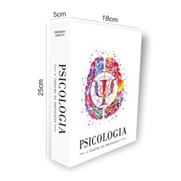 Caixa Livro Porta Objetos Decorativo Psicologia em MDF 18x24x5cm - 3
